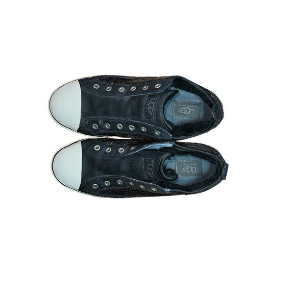 UGG Australia | Laela Sequin Slip On Sneaker | Black | Womens Size 9.5 - Picture 2 of 6